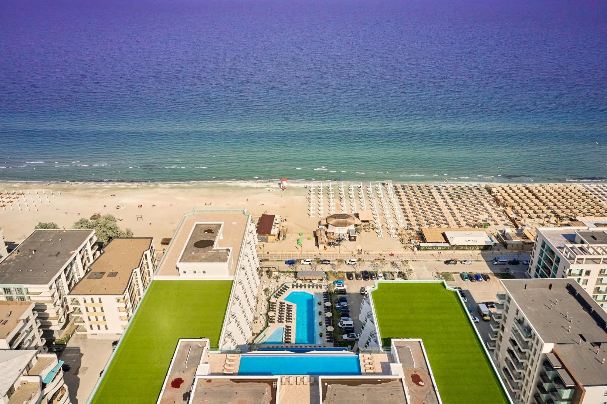 Crystal Beach - Infinity Pool & Spa Resort Năvodari Eksteriør bilde